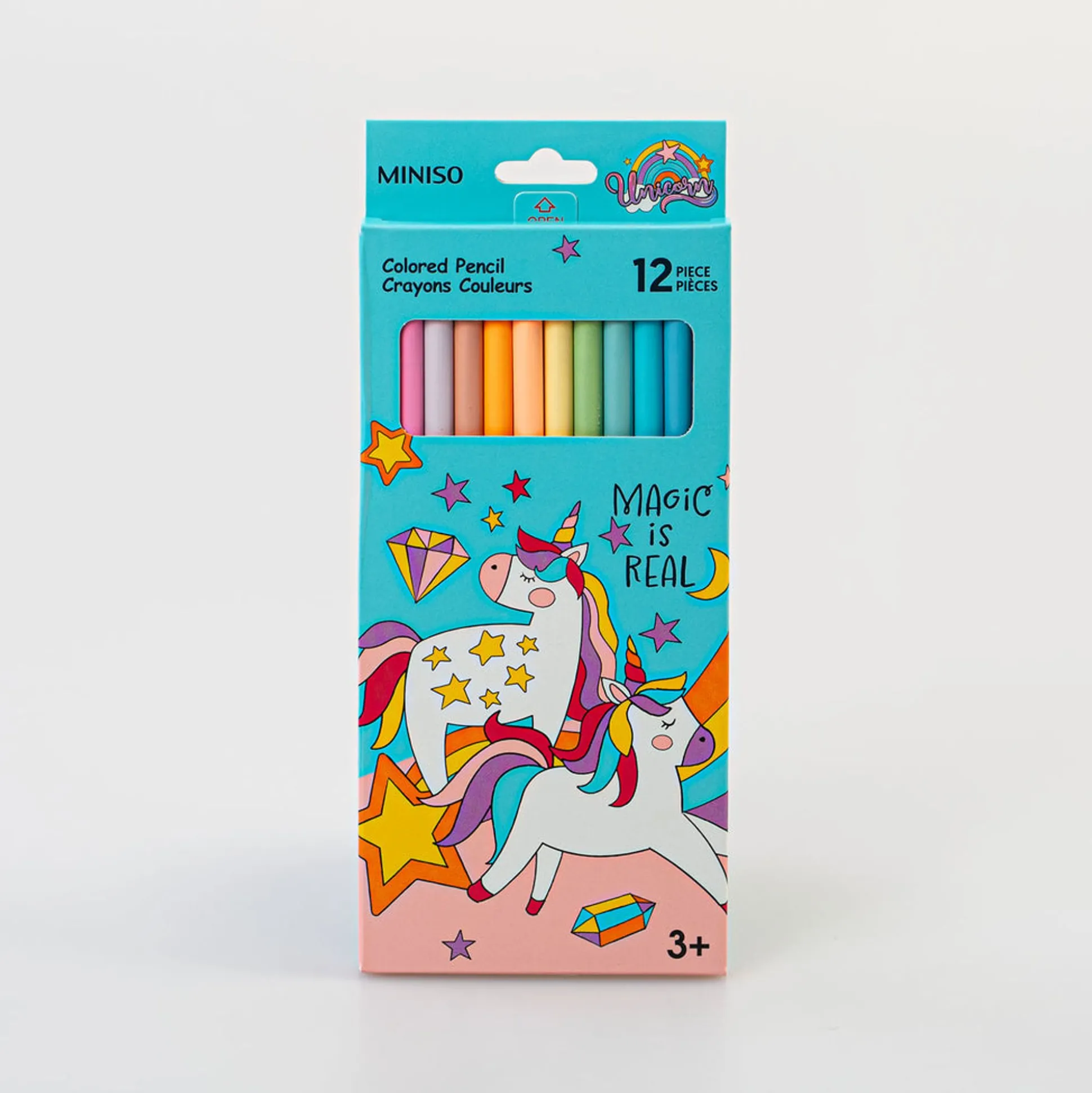 12 Matite Colorate - Unicorno