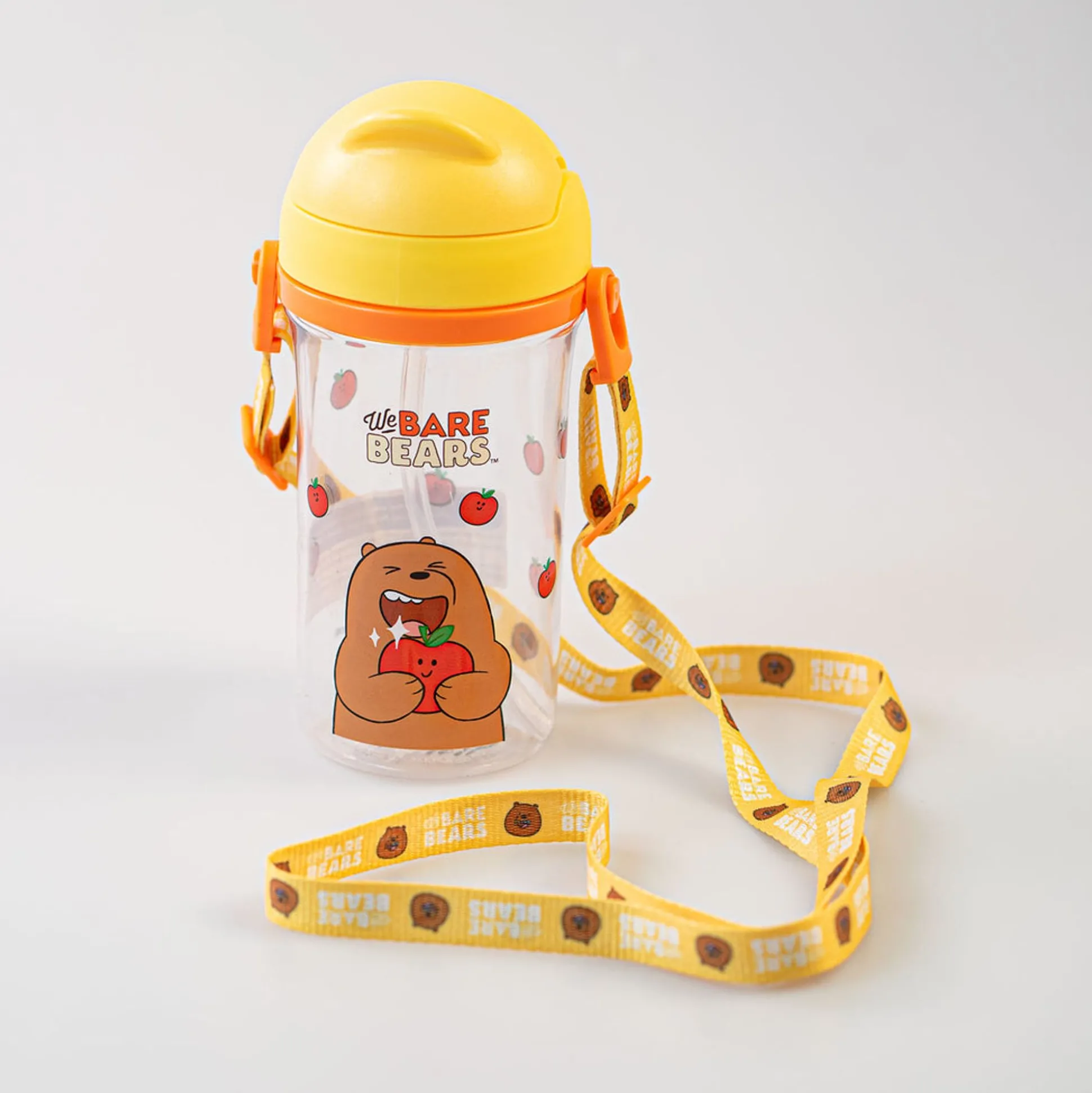 Borraccia We Bare Bears Con Tracolla - Grizzly