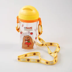 Borraccia We Bare Bears Con Tracolla - Grizzly
