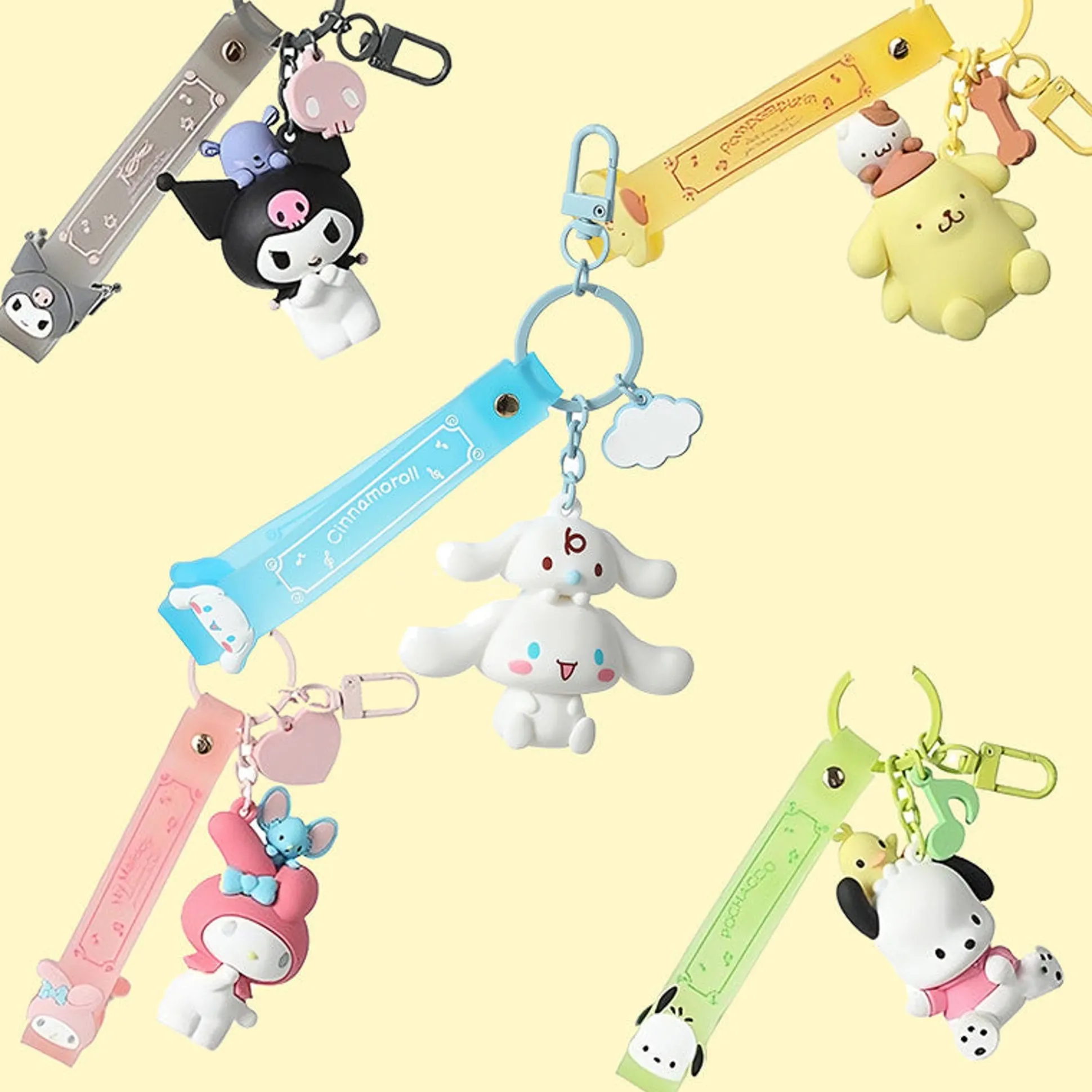 Portachiavi Sanrio & Friends (1Pz)